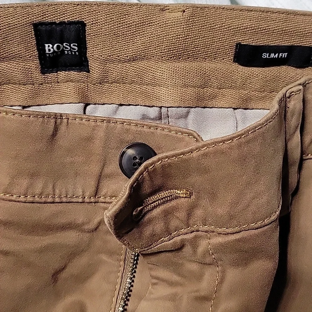 Men's BOSS HUGO BOSS SLIM-FIT CHINOS 😎 - Picture 3 of 5